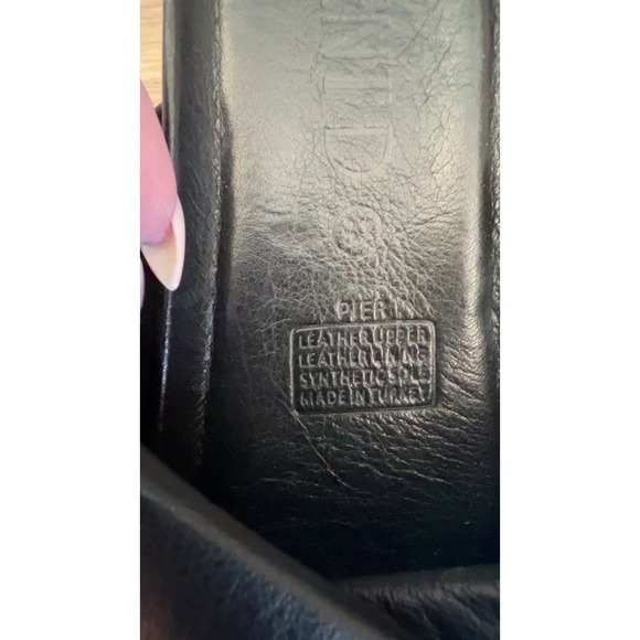 Silent D Anthropologie Pier Platform‎ Black Leather Sandal SZ: 37 EU 6.5-7 US - Picture 3 of 8